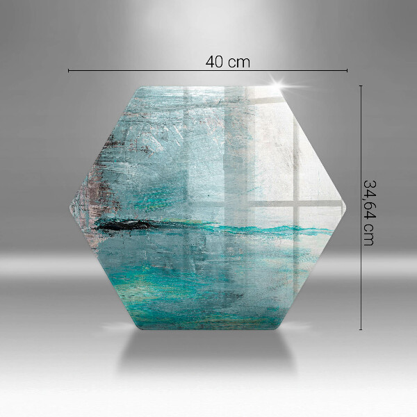 Steklena podloga za rezanje Pobarvaj abstrakcijsko ozadje