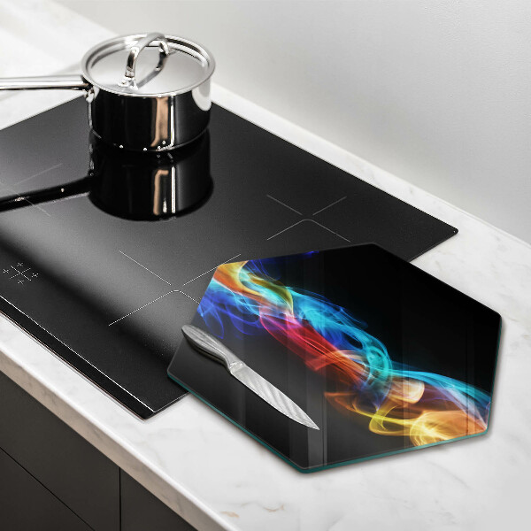 Steklena podloga za rezanje Barvit dim