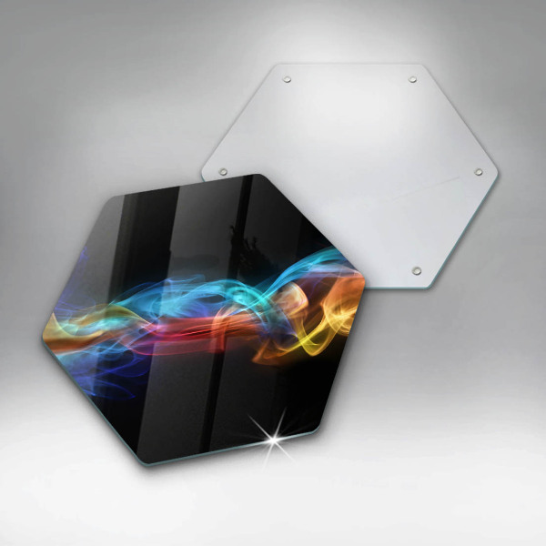 Steklena podloga za rezanje Barvit dim