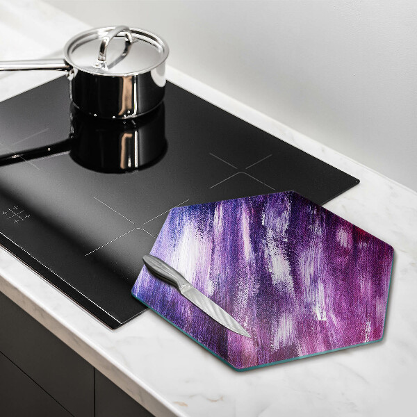 Steklena podloga za rezanje Barvna abstrakcija