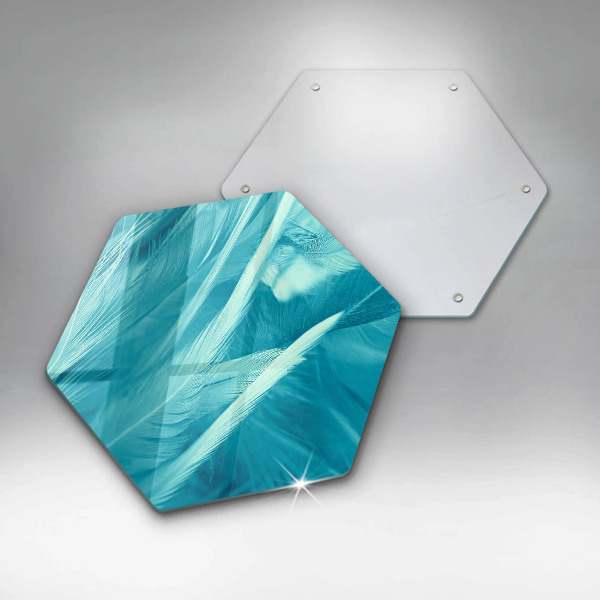 Steklena podloga za rezanje Nežno perje