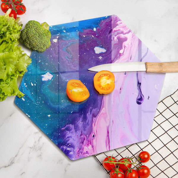 Steklena podloga za rezanje Abstraktna črnila