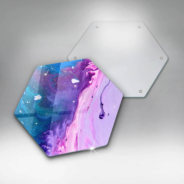 Steklena podloga za rezanje Abstraktna črnila