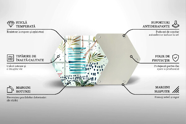 Steklena podloga za rezanje Praznične ilustracije