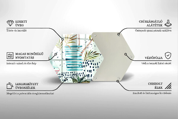Steklena podloga za rezanje Praznične ilustracije