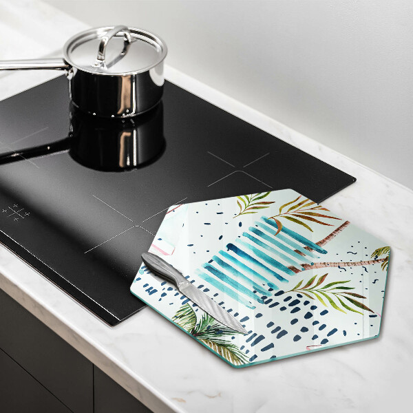 Steklena podloga za rezanje Praznične ilustracije