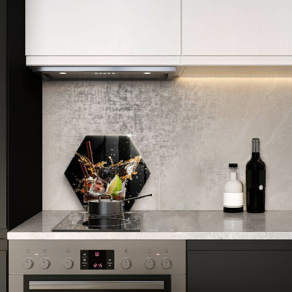 Steklena podloga za rezanje Pijte z ledom