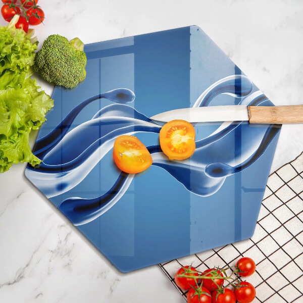 Steklena podloga za rezanje Abstrakcija tekočine