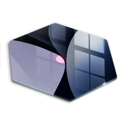 Steklena podloga za rezanje Abstraktne oblike