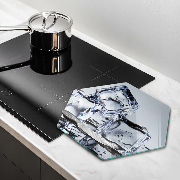 Steklena podloga za rezanje Ledene kocke