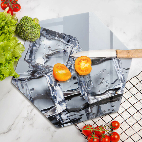 Steklena podloga za rezanje Ledene kocke