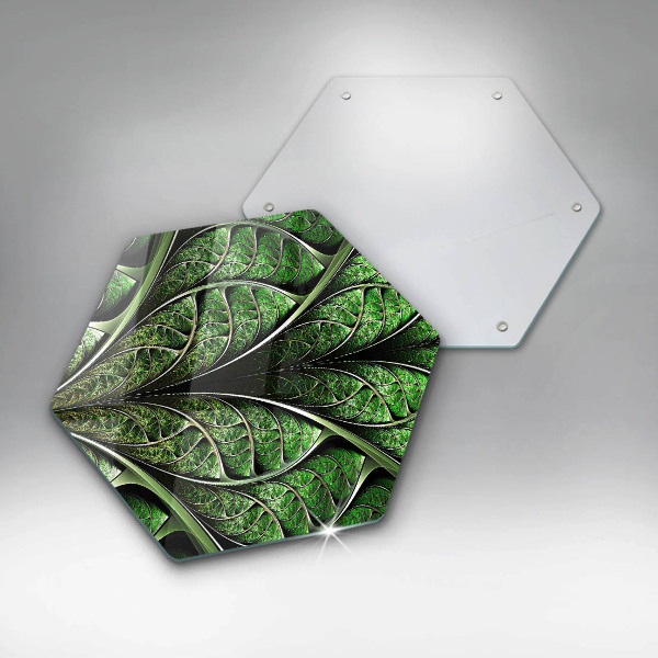 Steklena podloga za rezanje Zgradba listnih žil