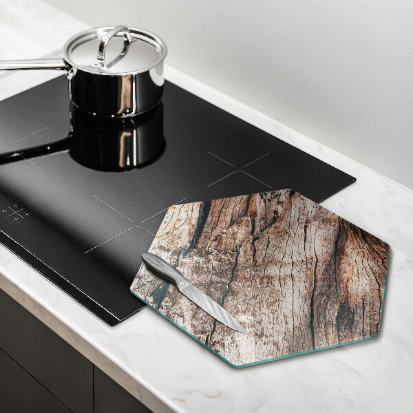 Steklena podloga za rezanje Struktura lesa