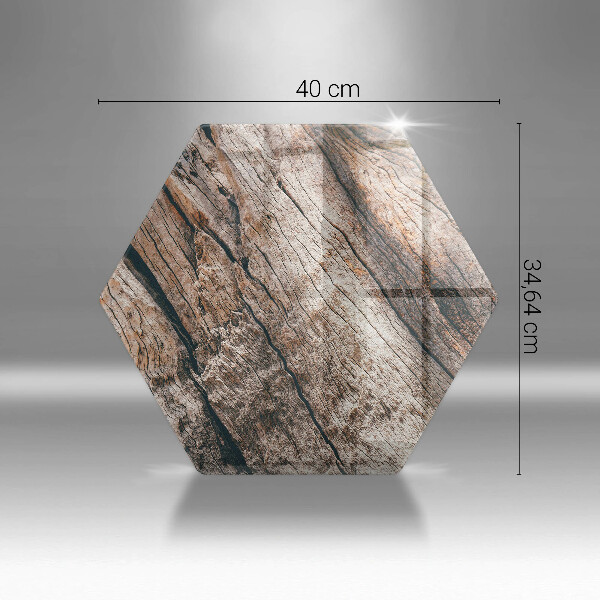 Steklena podloga za rezanje Struktura lesa