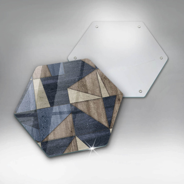 Steklena podloga za rezanje Geometrijska abstrakcija