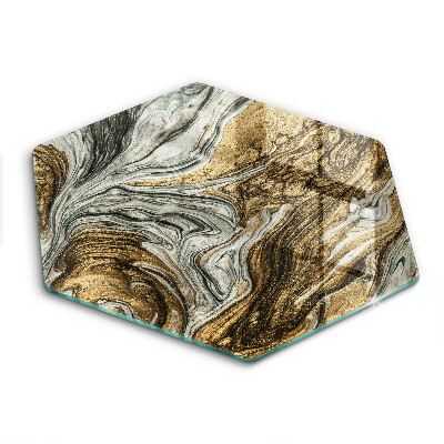 Steklena podloga za rezanje Bogata abstrakcija