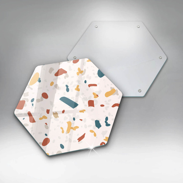 Steklena podloga za rezanje Dekorativna kamenina