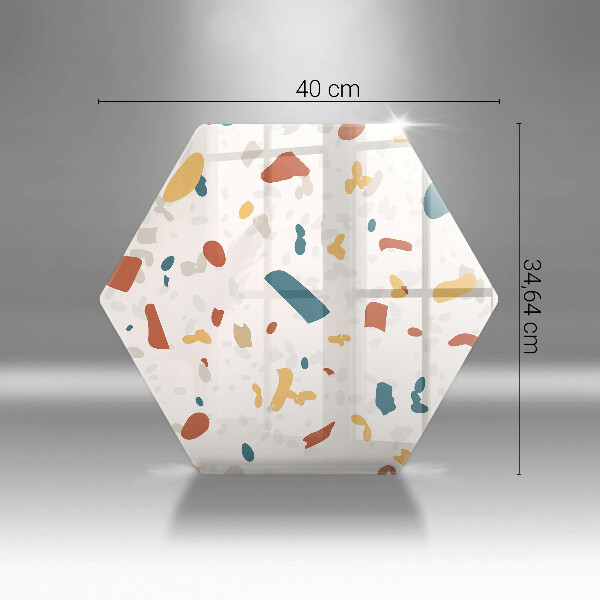 Steklena podloga za rezanje Dekorativna kamenina