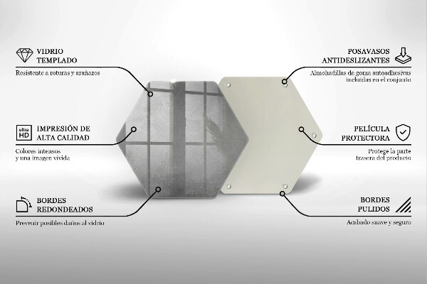 Steklena podloga za rezanje Ozadje s teksturo betona
