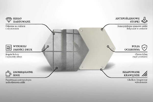 Steklena podloga za rezanje Ozadje s teksturo betona