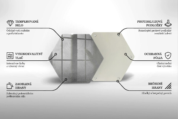 Steklena podloga za rezanje Ozadje s teksturo betona