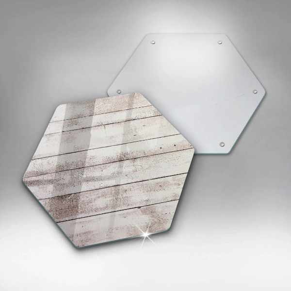 Steklena podloga za rezanje Stare lesene plošče