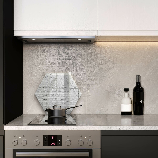 Steklena podloga za rezanje Stena iz opečne stene