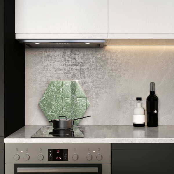 Steklena podloga za rezanje Linearni listi