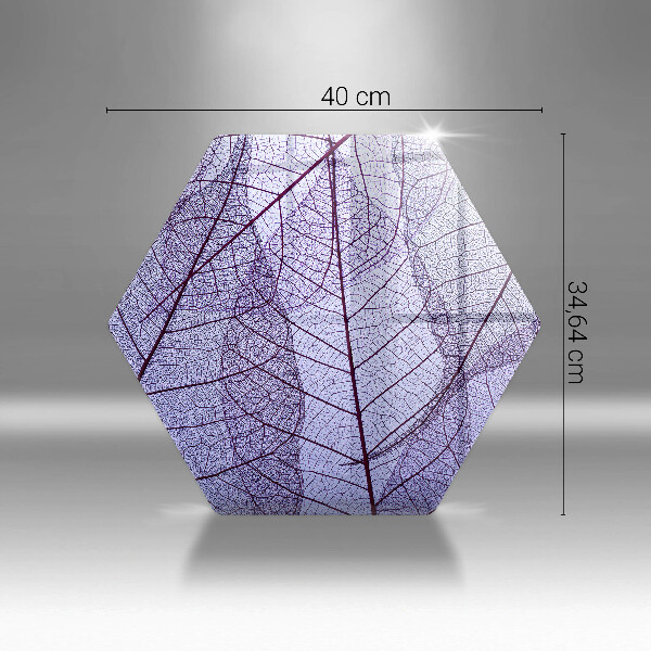 Steklena podloga za rezanje Listi z žilami