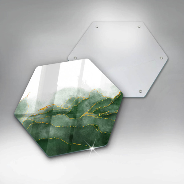 Steklena podloga za rezanje Abstraktna narava