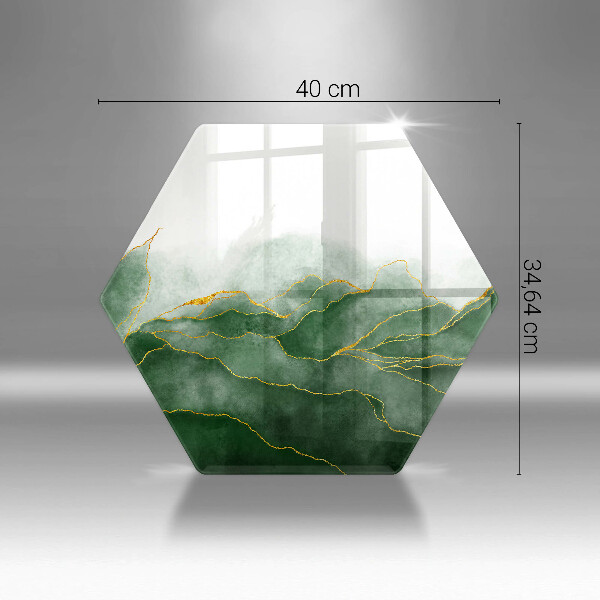 Steklena podloga za rezanje Abstraktna narava