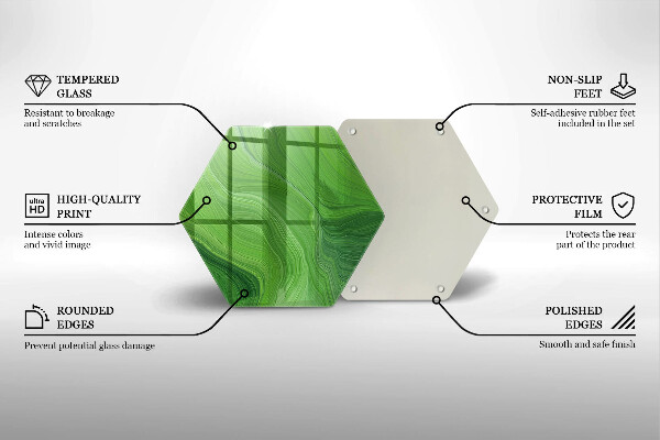 Steklena podloga za rezanje Abstraktna tekstura