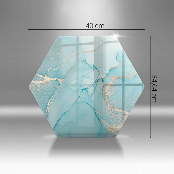 Steklena podloga za rezanje Abstrakcija kamna