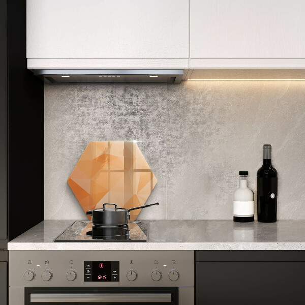 Steklena podloga za rezanje Geometrijsko ozadje