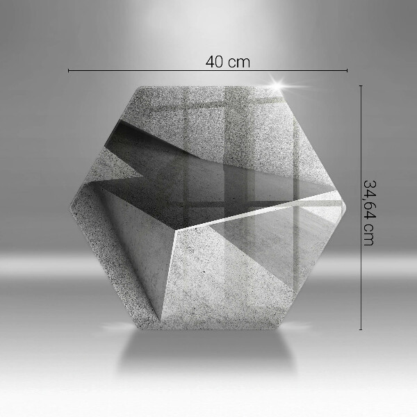 Steklena podloga za rezanje Konkretna abstrakcija