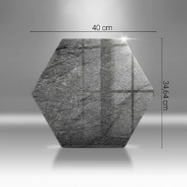 Steklena podloga za rezanje Kamnita tekstura