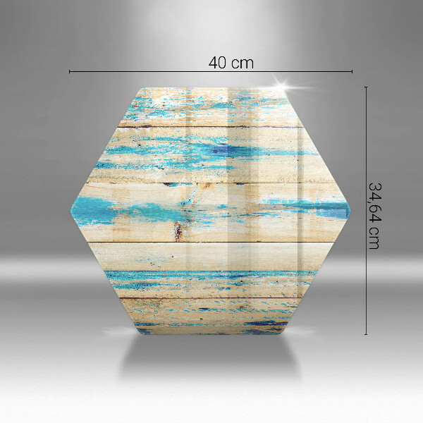 Steklena podloga za rezanje Retro lesene plošče