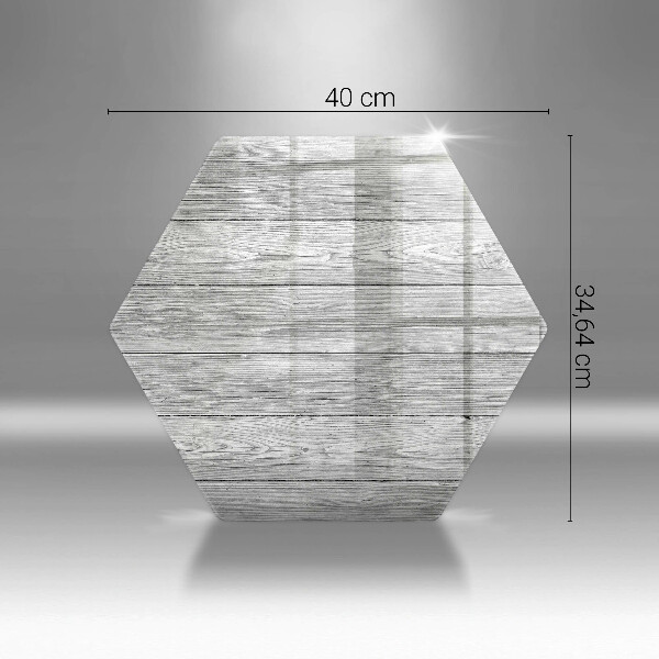 Steklena podloga za rezanje Stare lesene plošče