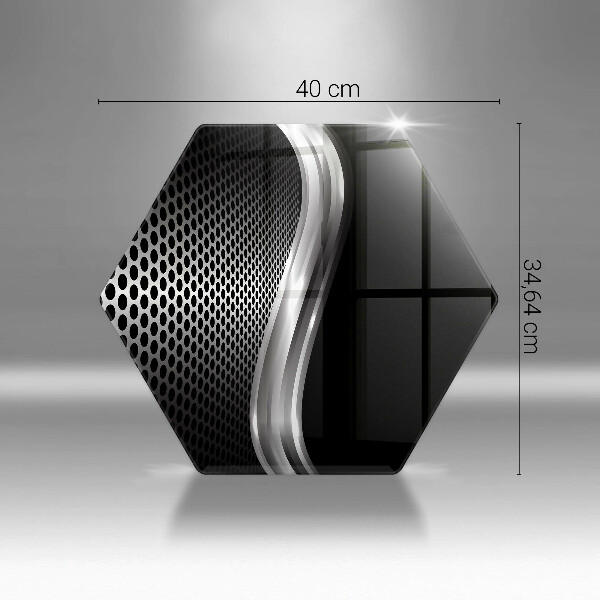 Steklena podloga za rezanje Kovinska konstrukcija