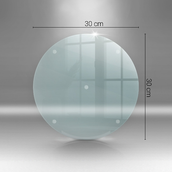 Prozorna steklena deska za rezanje 30 cm