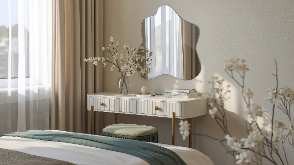 Ogledalo packe asimetrično 77x77 cm