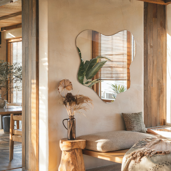 Ogledalo packe asimetrično 77x77 cm