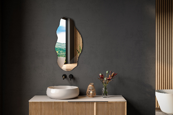 Asimetrično ogledalo madež 40x80