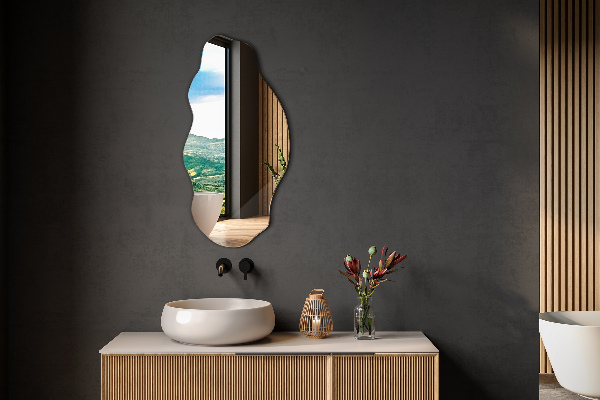 Ogledalo nepravilna oblika madež 45x90