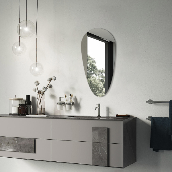 Ogledalo solze brez okvirja 45x90 cm