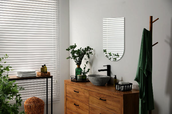 Polovinsko ovalno ogledalo 40x70 cm