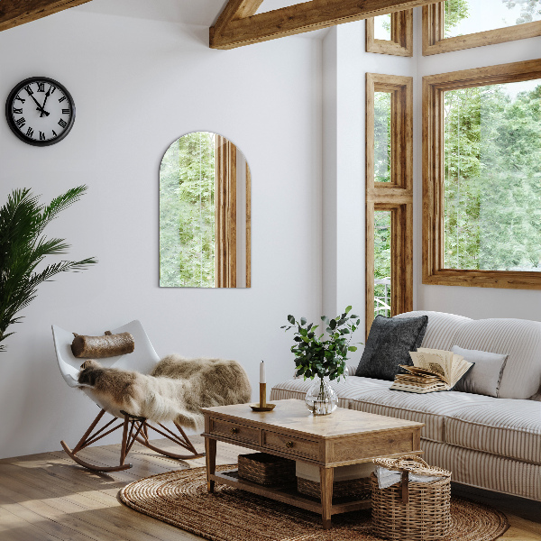 Polovično ovalno zrcalo 50x90 cm