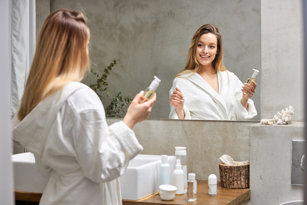 Pravokotno stensko ogledalo brez okvirja 100x70 cm