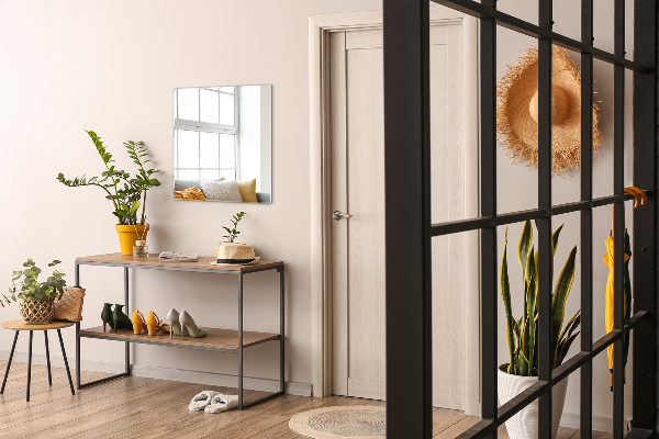 Pravokotno ogledalo brez okvirja 50x50 cm