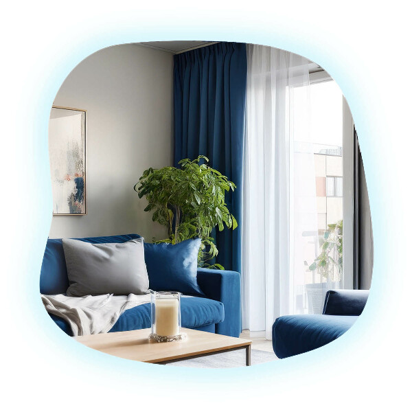 Organsko ogledalo z LED osvetlitvijo 77x77 cm